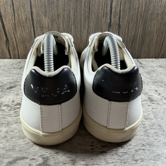 VEJA Esplar Leather Sneakers White Black Low Top Lace Up Women's 36/US 5 - Picture 6 of 10